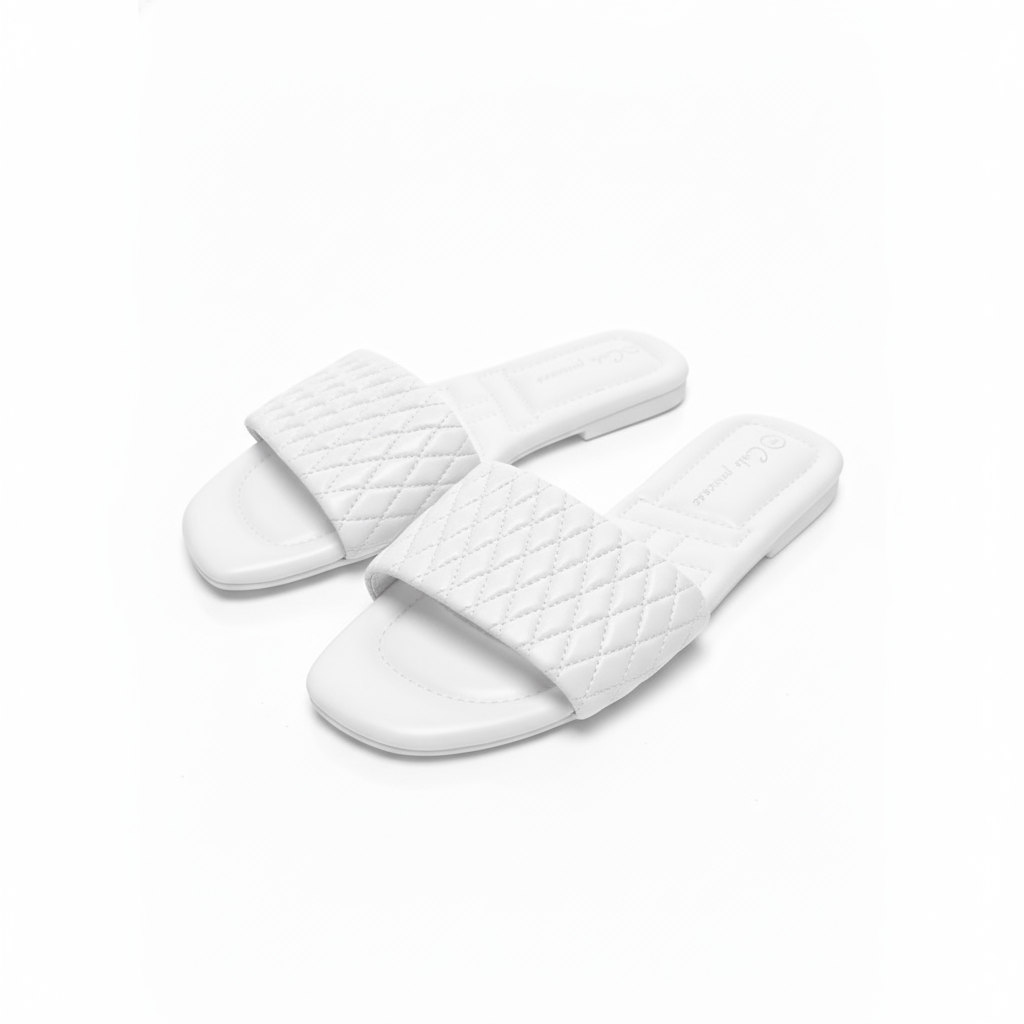 Padded Comfort Flats Slide Sandals