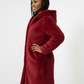 Faux Fur Hooded Coat