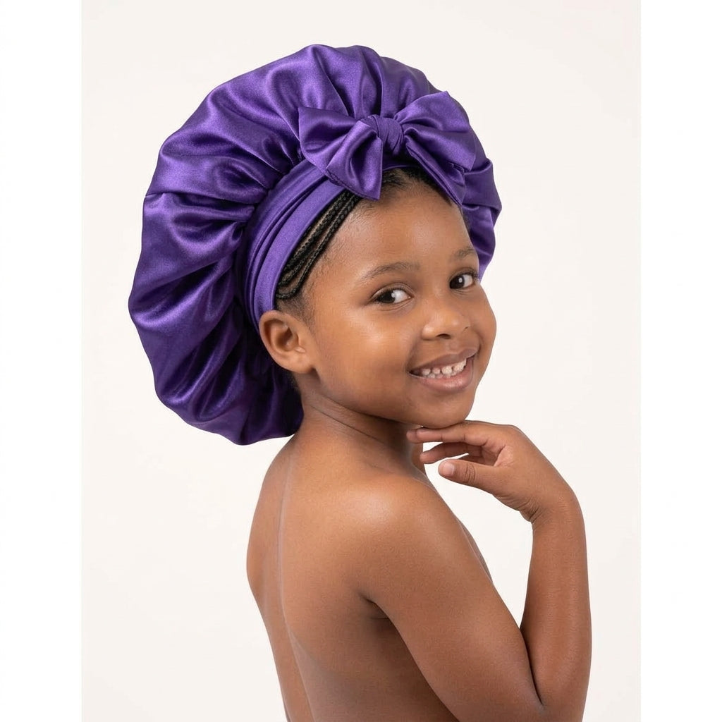 Satin Sleep Bonnet for Kids & Teens