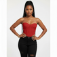Sweetheart Neck Crop Tube Top Corset