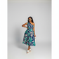 One Hand Off Shoulder Floral Dress