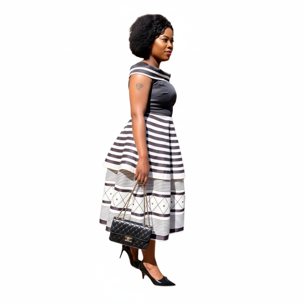 Elegant Xhosa Traditional Wedding Dress