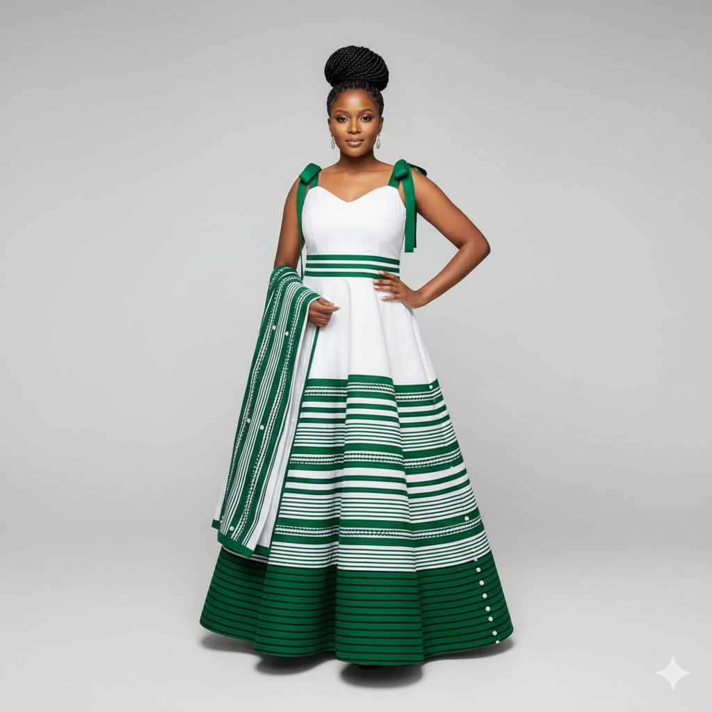 Ankara Traditional Printed Boobtube Strap Maxi Dress.