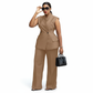 Sleeveless Top and Wide Leg Long Pants 2 Piece Set