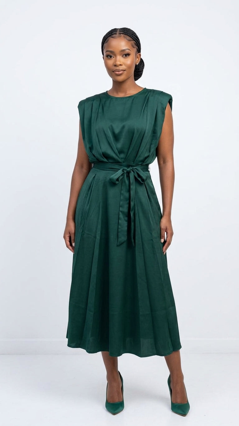 Sleeveless Round Neck Maxi Dress - Plus Size M to 3XL