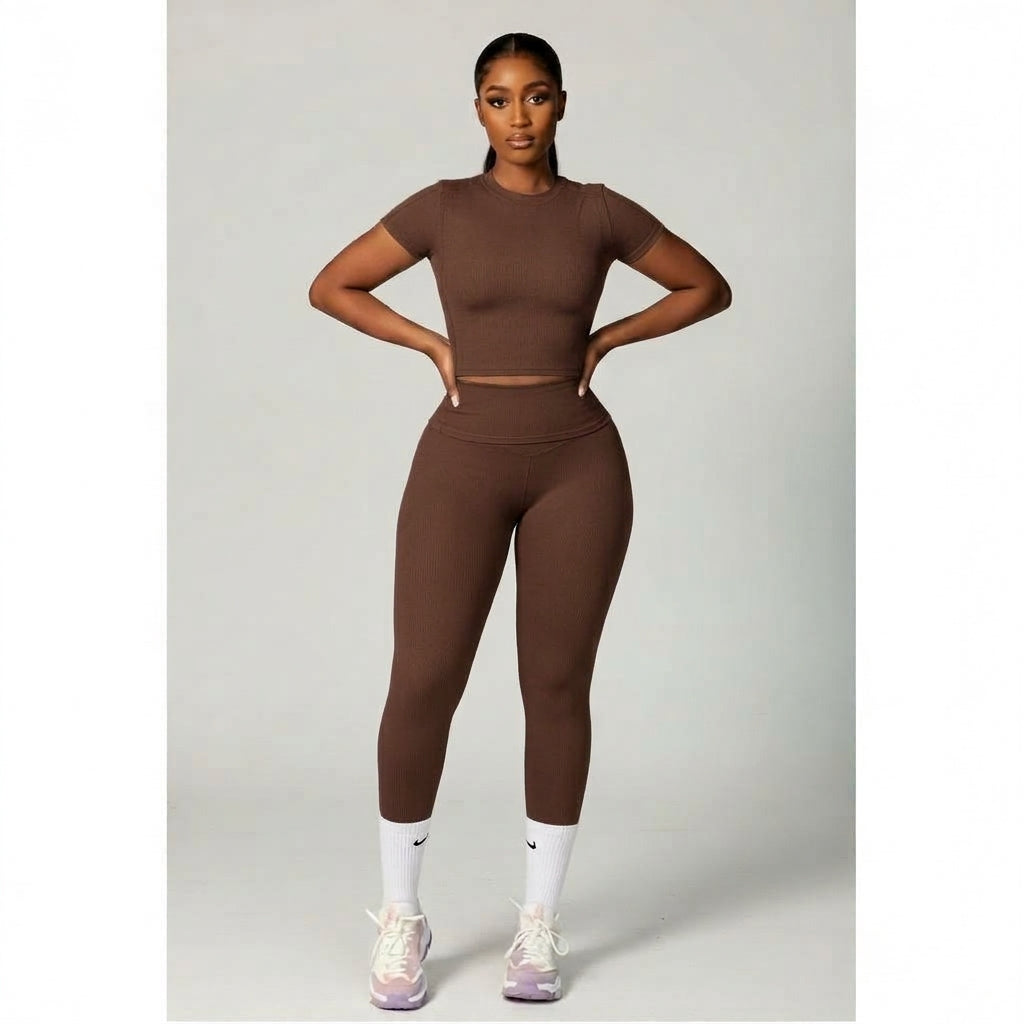 Women's Coordinated Two-Piece Outfit Set
