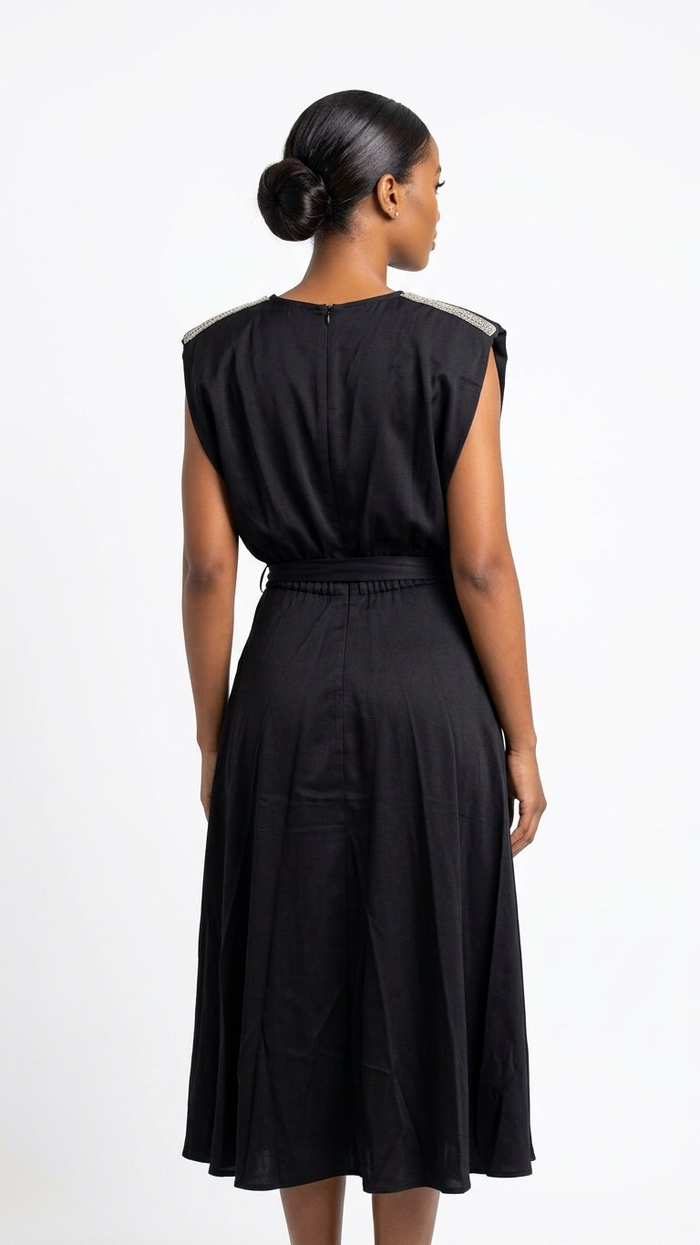 Sleeveless Round Neck Maxi Dress - Plus Size M to 3XL