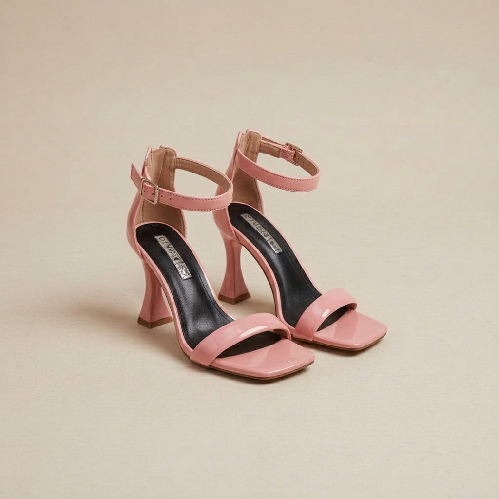Open-Toe Stiletto High Heels