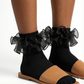 Ruffle  Ankle Stocking Socks