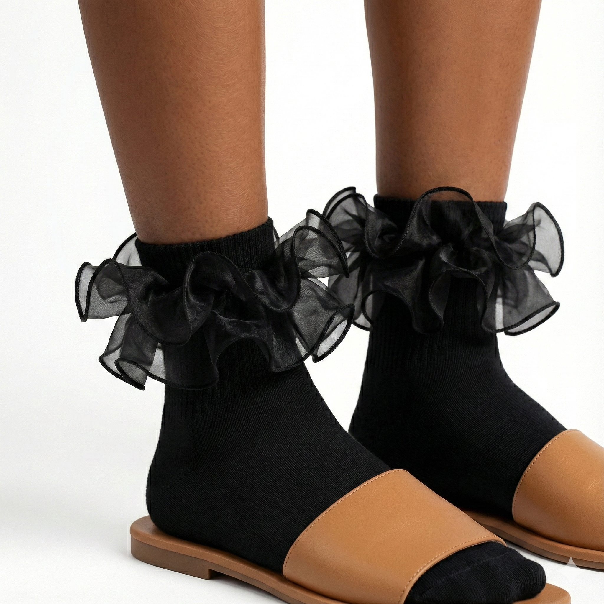 Ruffle  Ankle Stocking Socks