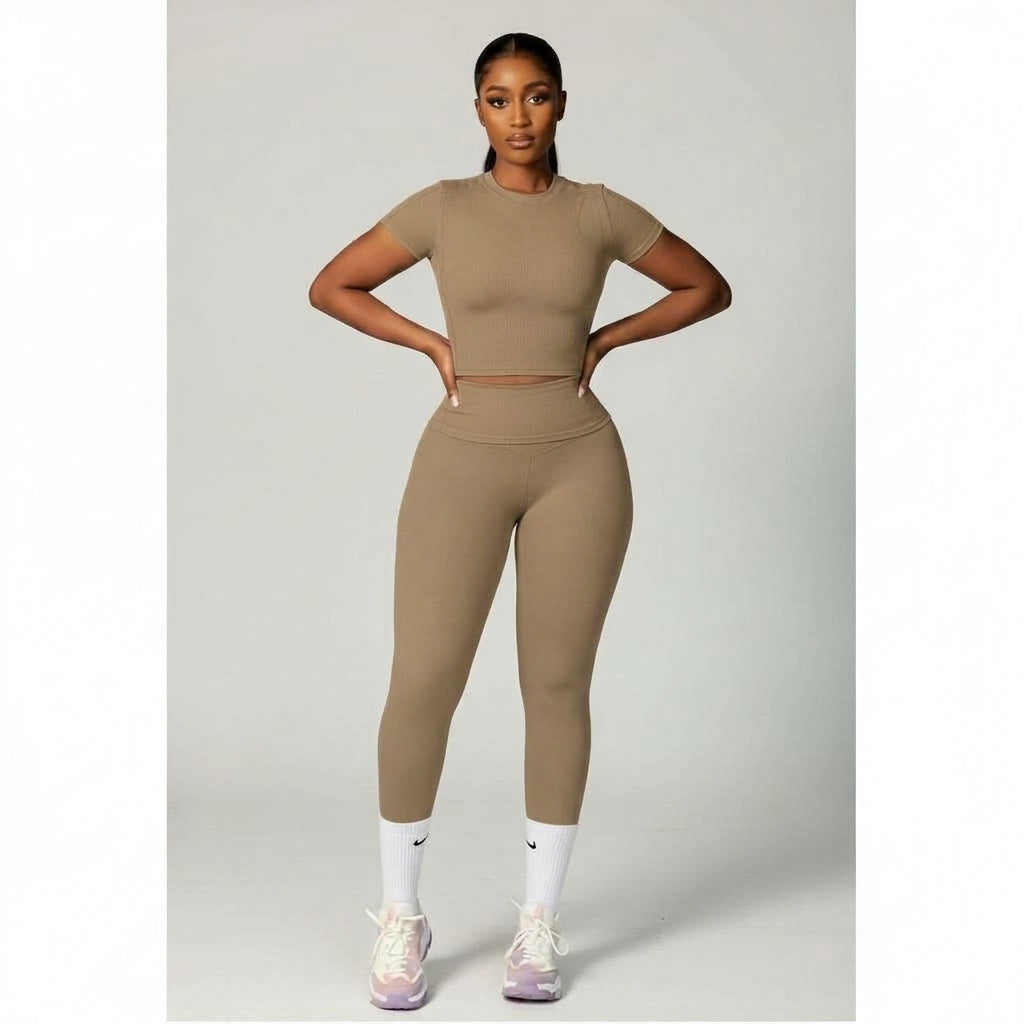 Women's Coordinated Two-Piece Outfit Set