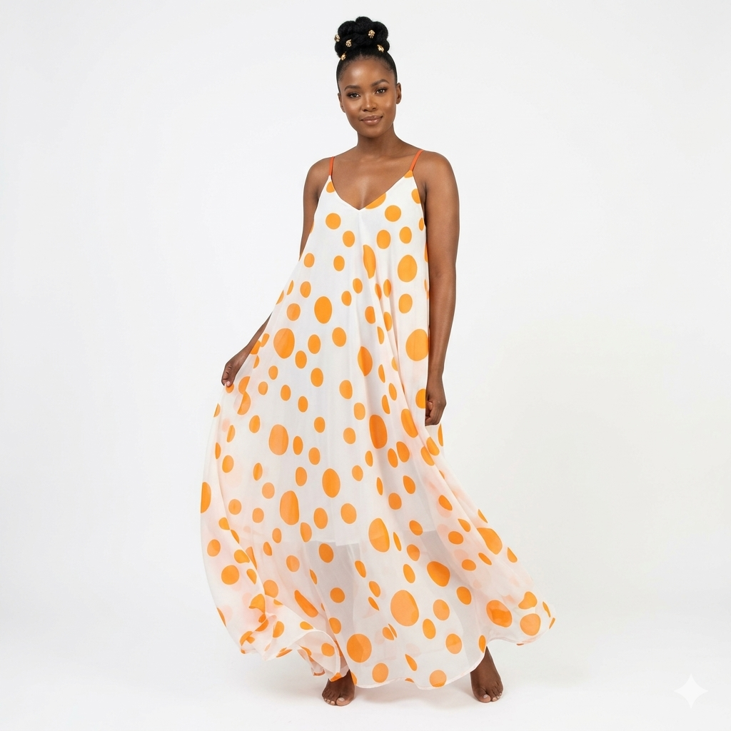 Sleeveless V-Neck Dress