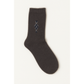 High Socks with Print Warm Soft Wool