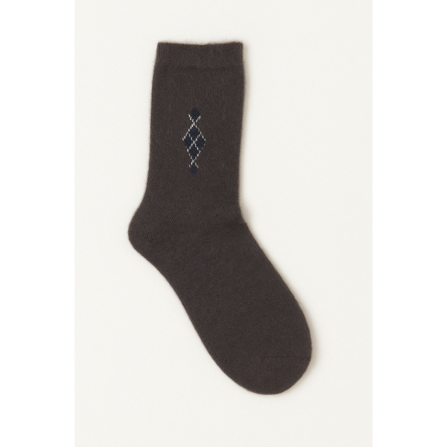 High Socks with Print Warm Soft Wool