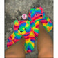 Furry Faux Fur Slides Teddy Bear Plush Slippers