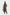 Street Plaid Solid Patchwork Buckle Turndown Collar Outerwear