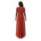 Women's Sleeveless Pleated Maxi Dress