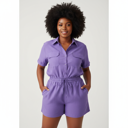 Plain Colour Short Pants and Short Sleeve Top Set