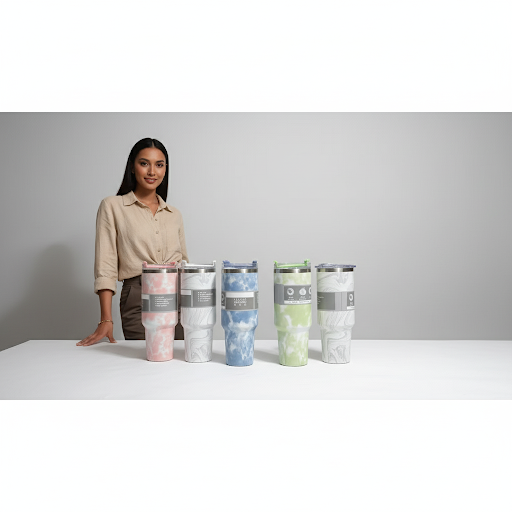 Colourful Trendy Stainless Steel Bottle- 1200 ml