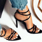 Strap Open Toe High Heel Shoes⁷