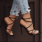 Strap Open Toe High Heel Shoes⁷