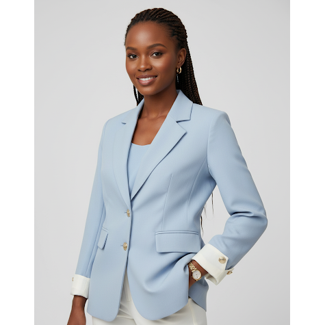 Korean Fashion Spring Autumn Vintage Luxury Splice Office Jacket