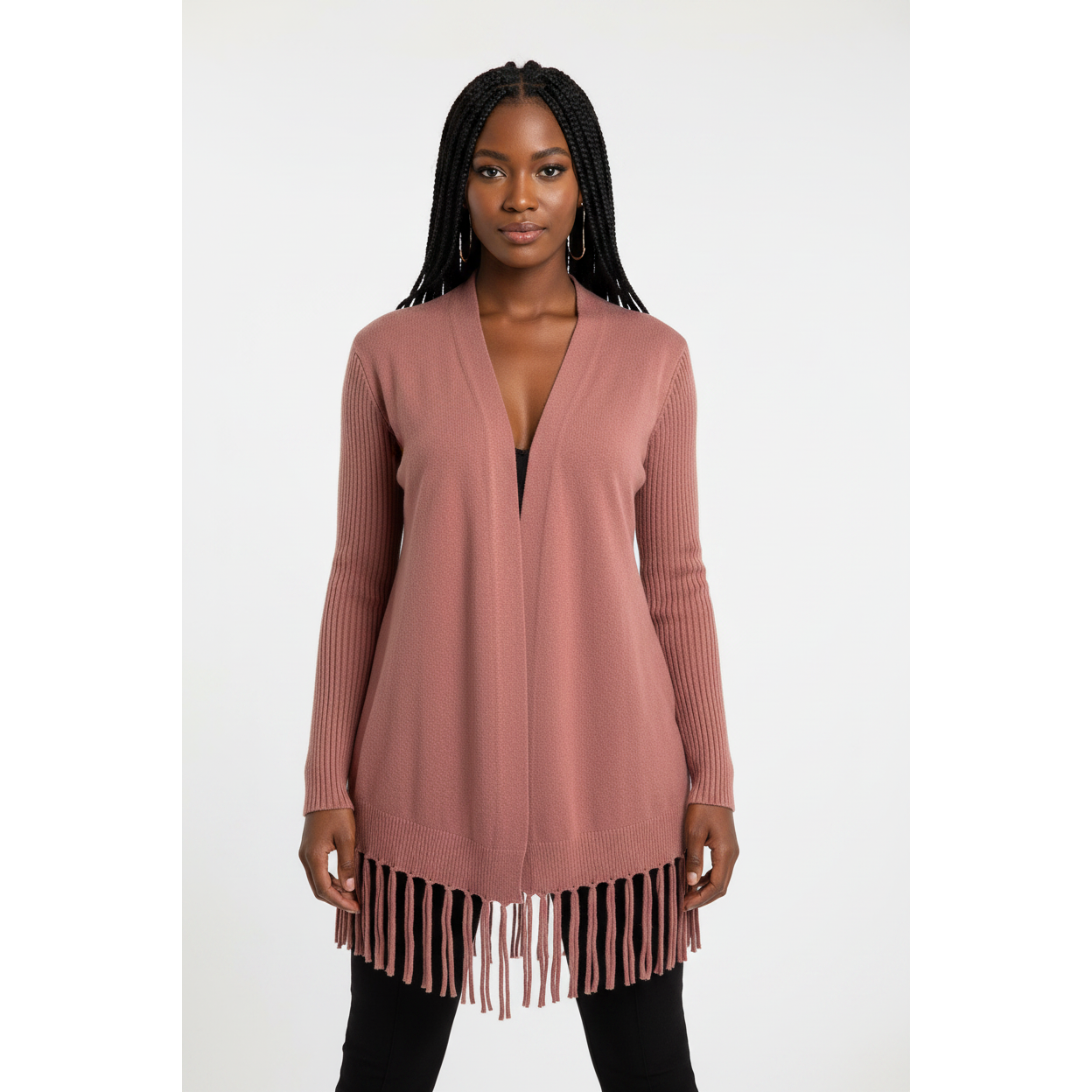 Fringe Detailed Cardigan 