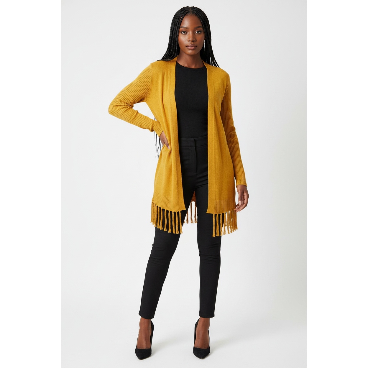 Fringe Detailed Cardigan 