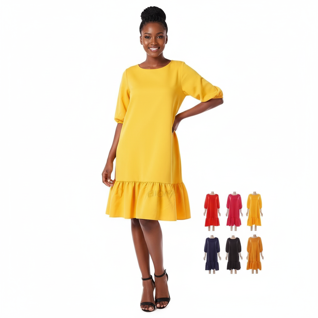 Midi Bubble Dress 