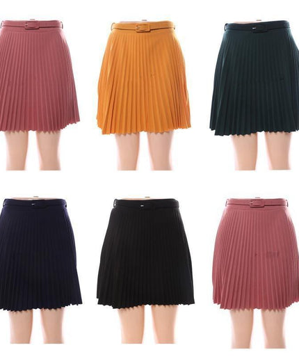 Pleated Mini Skirt 