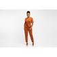 Deep V-Neck 3 Quarter Sleeve jumpsuits 
