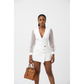Deep V-Neck Lace Sleeve Playsuits 