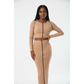 Sosy High Waisted Skirt & Long Sleeve Top Set 