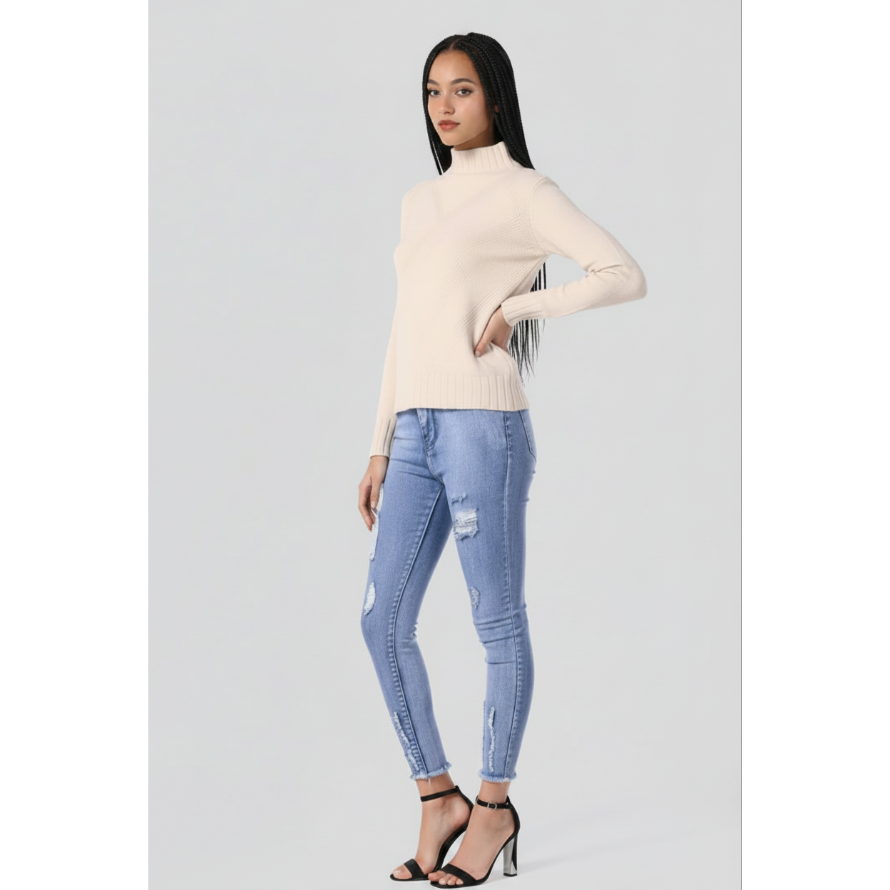 Turtleneck Pullover Sweater