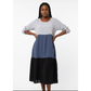 Multy colour Plus-size Dress 