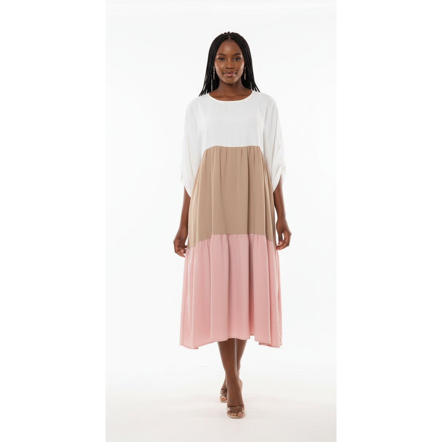 Multy colour Plus-size Dress 