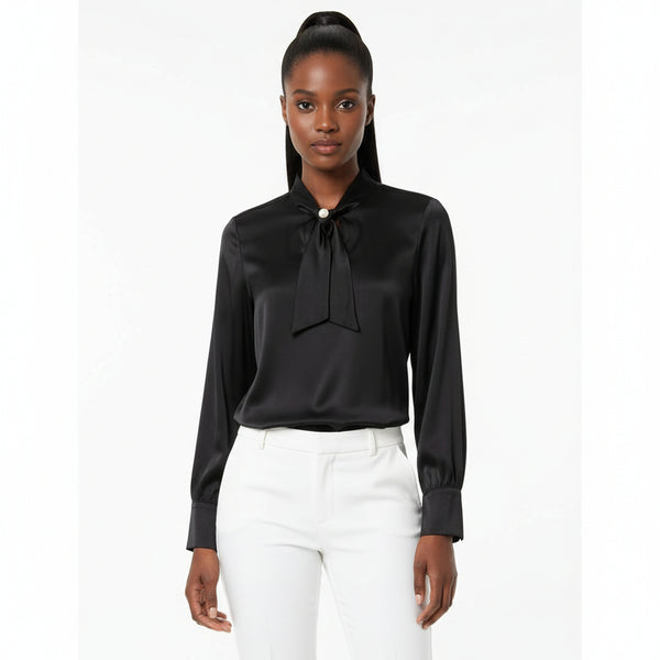 Necktied Blouse – YELLOW SUB TRADING