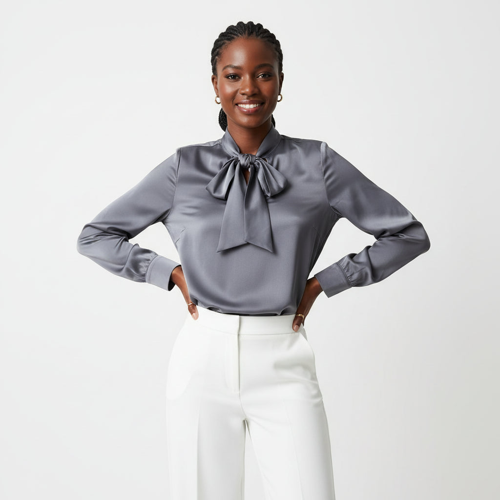 Necktied Blouse 