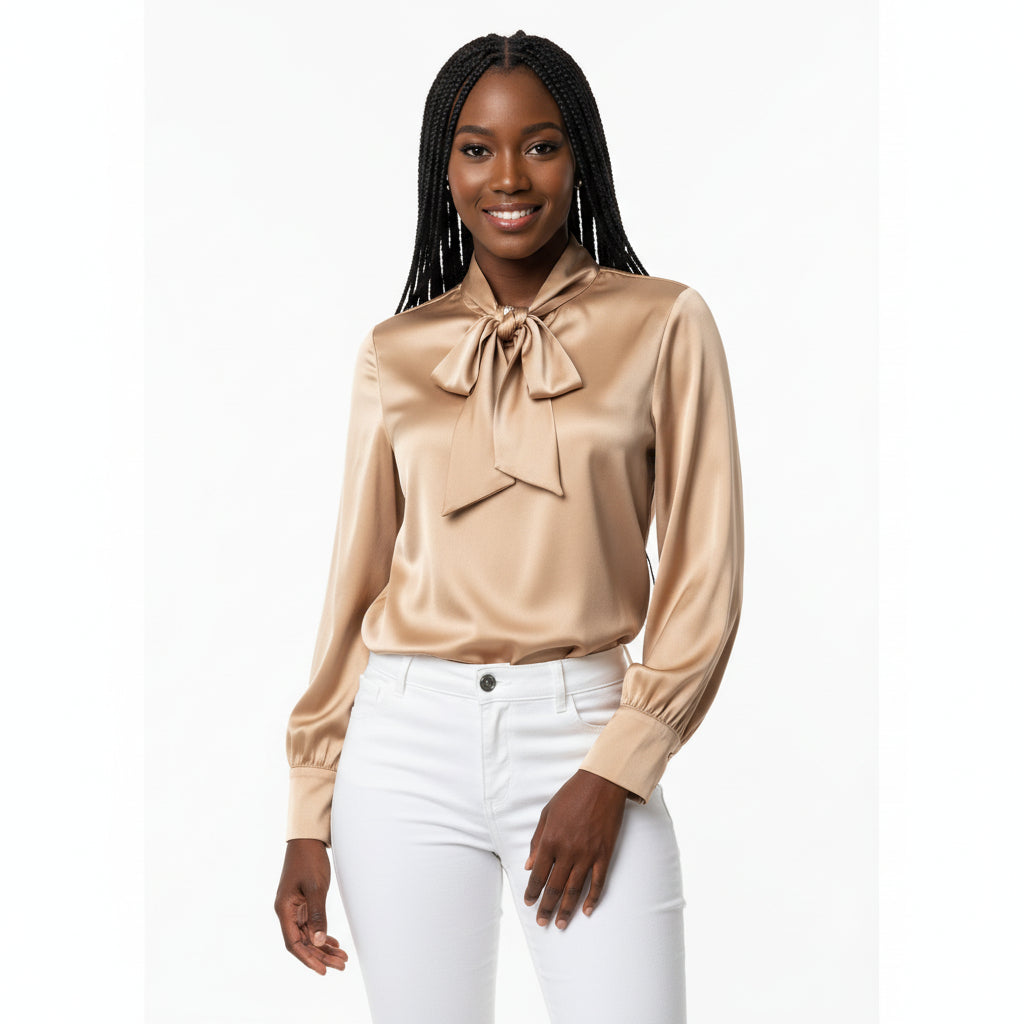 Necktied Blouse 