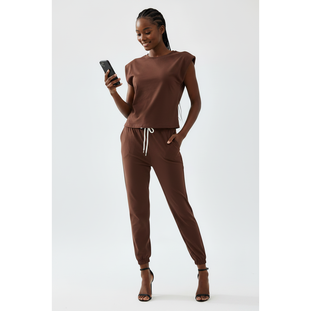 Sleeveless Top and Pants Set 