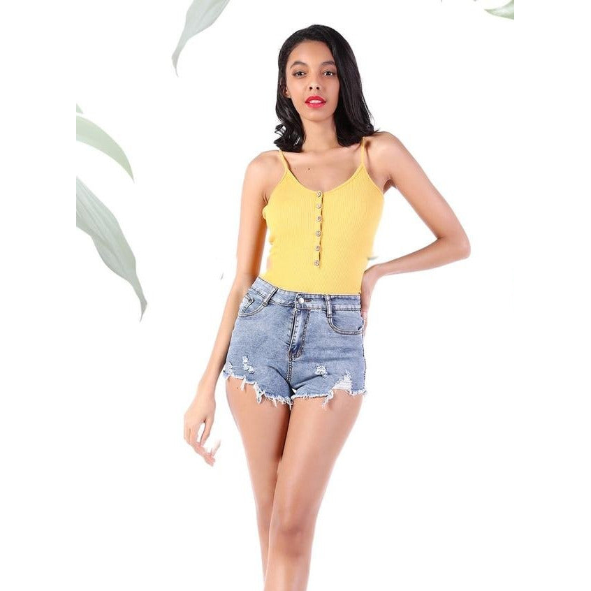 Distressed Short Denim