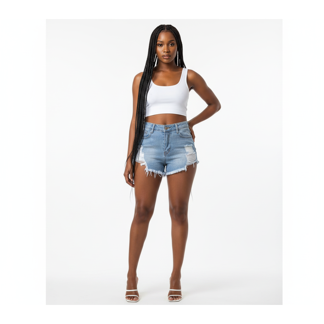 Distressed Bam Short