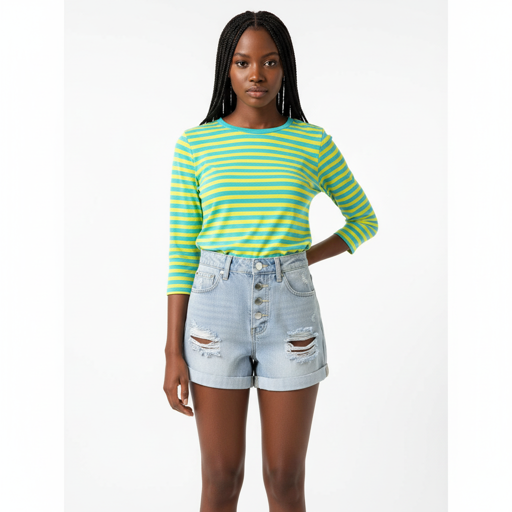 Distressed Short Denim