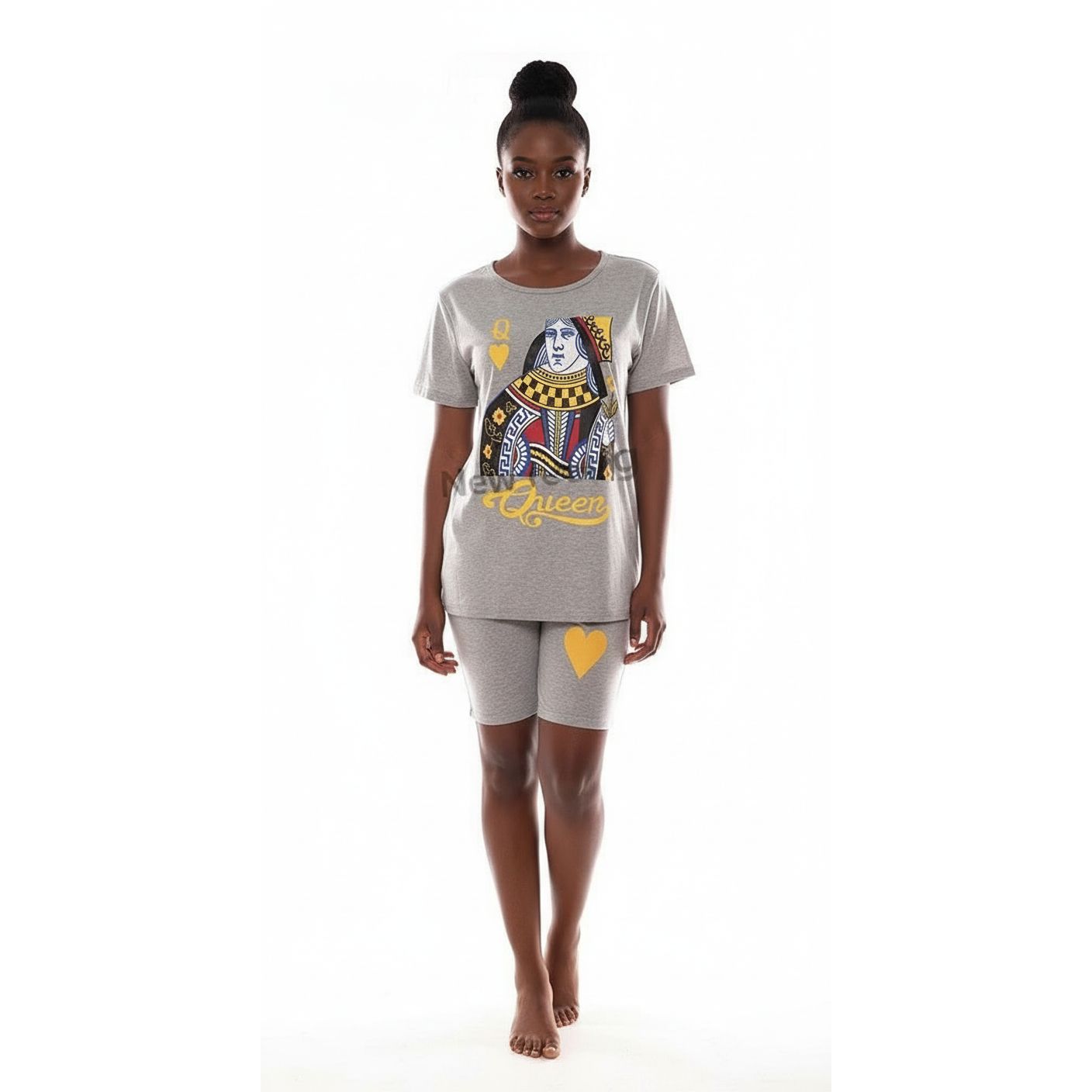 Queen Printed Vibe Short Set 