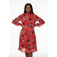 Floral Print Vintage Dress