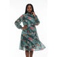 Floral Print Vintage Dress