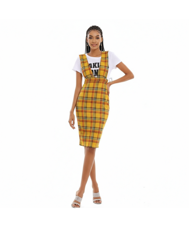 Suspender overall Dress – YELLOW SUB TRADING