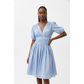 Deep V-Neck Mini Dress 