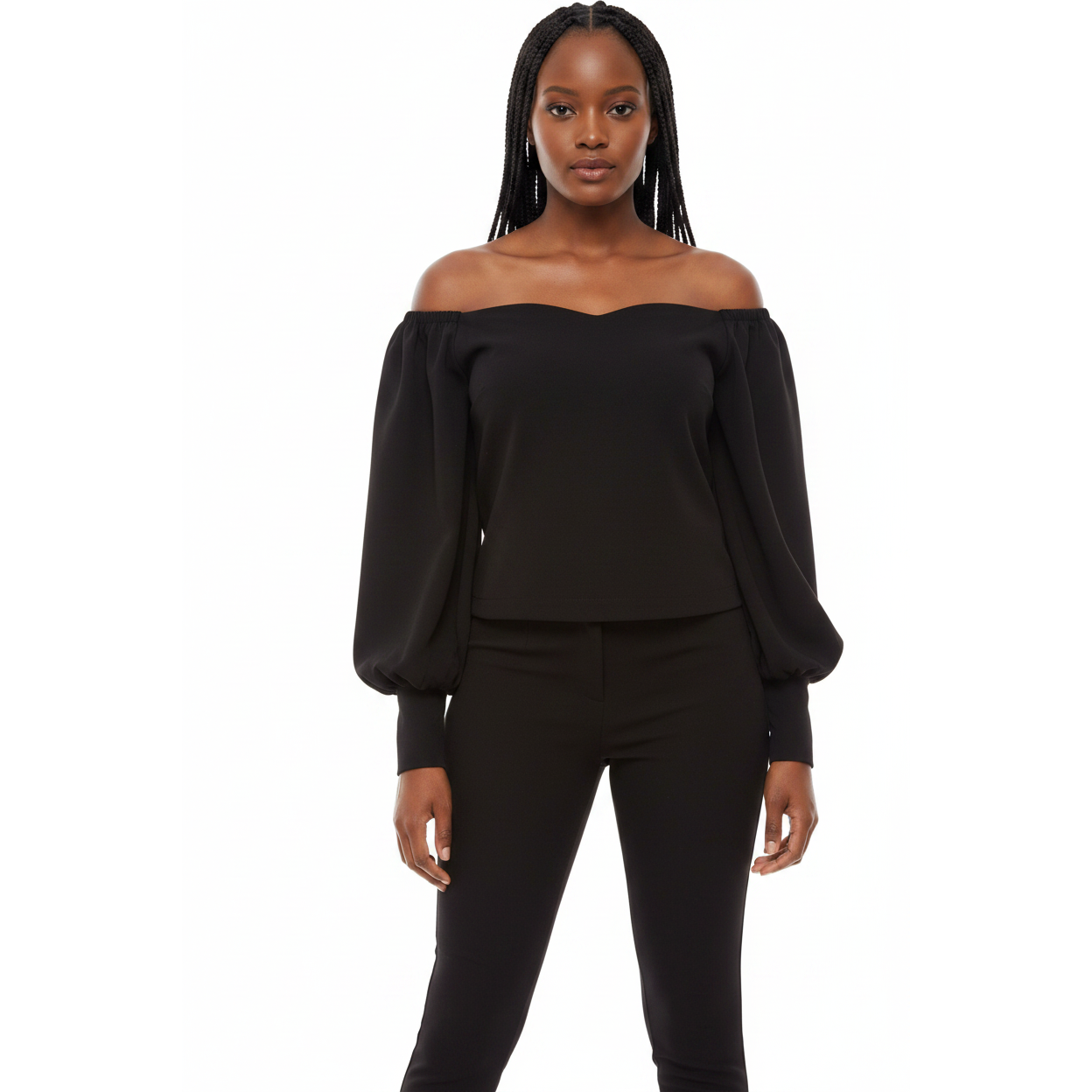 Off Shoulder Formal Suit 