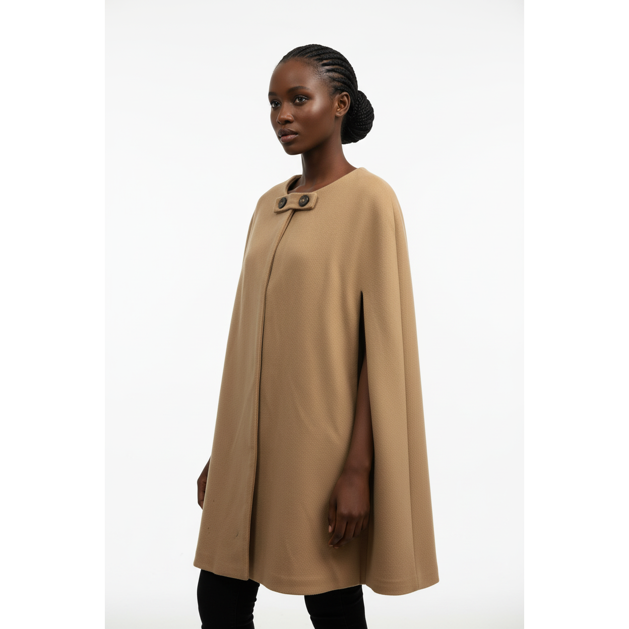Collar Wool Trench Jacket